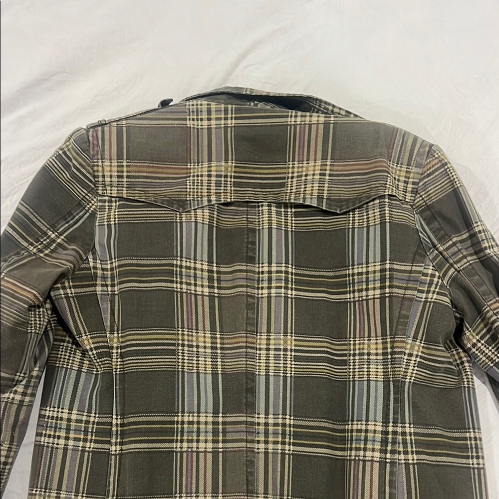 Plaid Button-Up Jacket - Picture 11 of 13